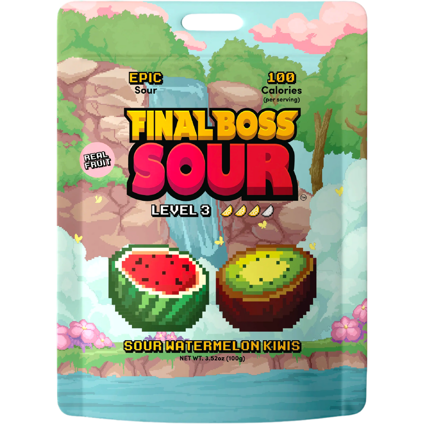 Final Boss Sour Level 3 Sour Watermelon Kiwis