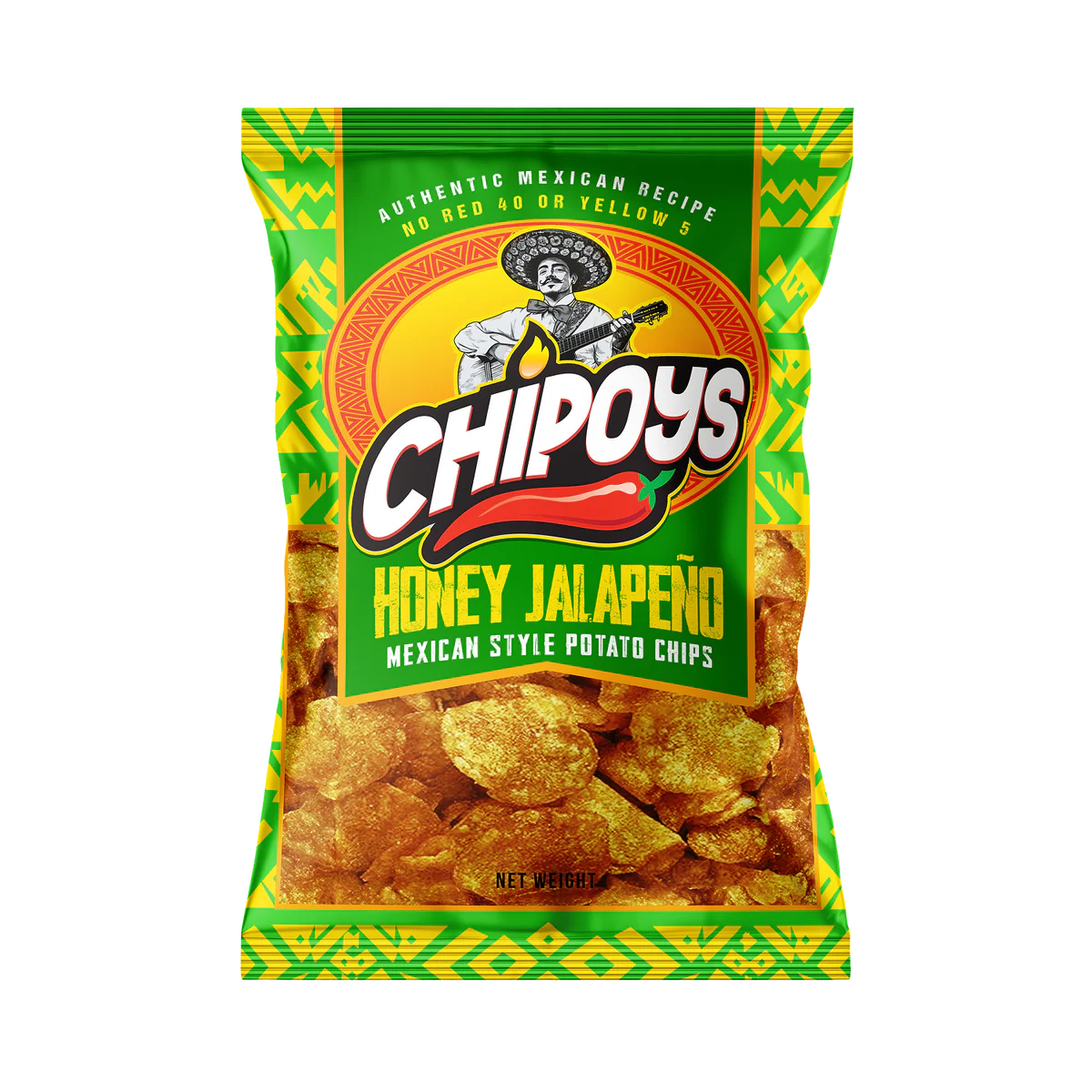 Chipoys Honey Jalapeño Mexican Style Potato Chips (2.5oz)