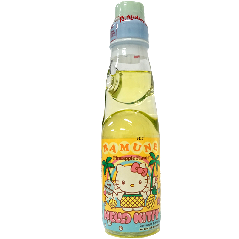HELLO KITTY Ramune Pineapple Flavor 200ml