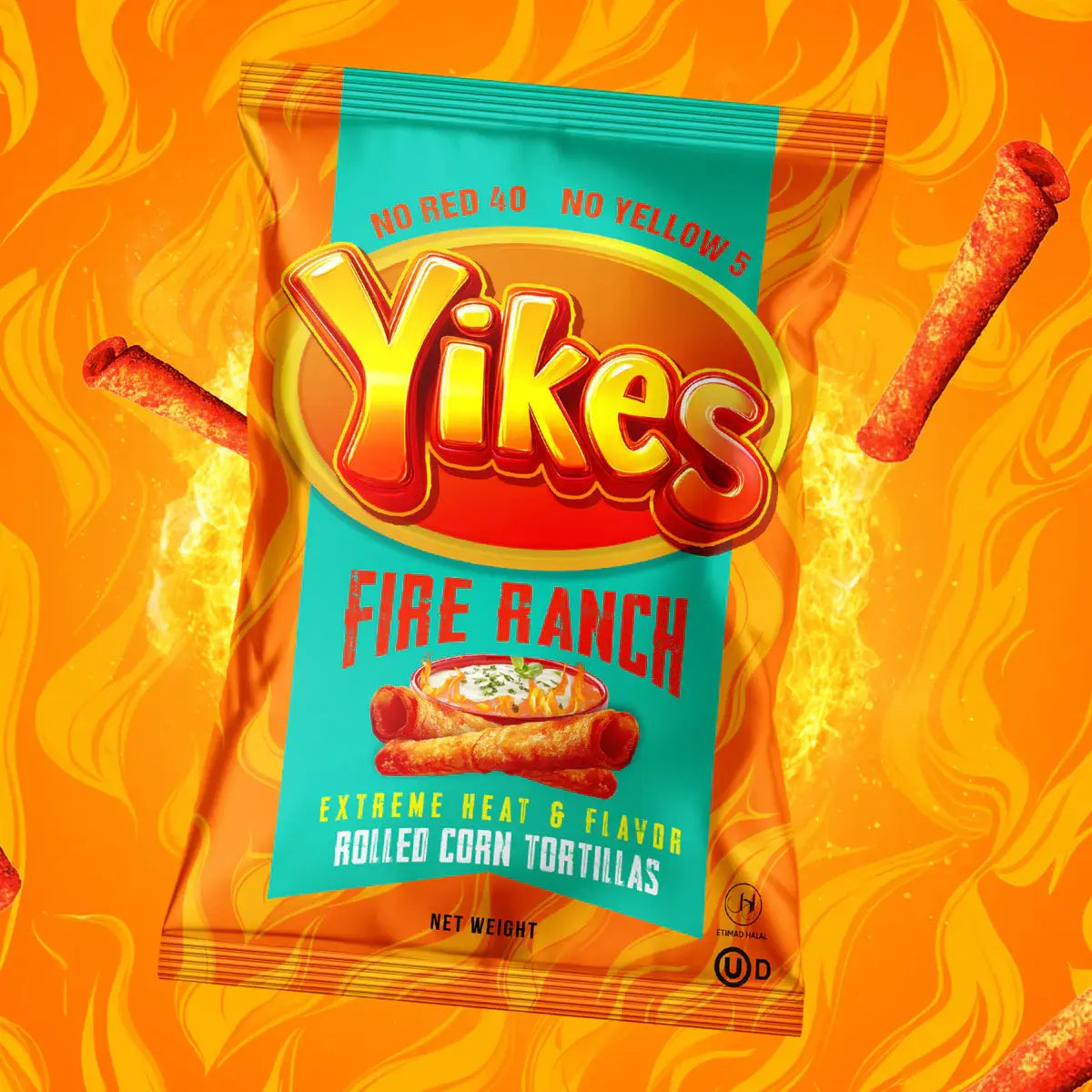 Yikes! Fire Ranch Rolled Corn Tortillas (4 oz)