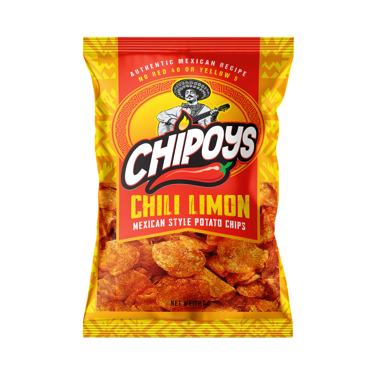 Chipoys Chili Limón Mexican Style Potato Chips (2.5oz)