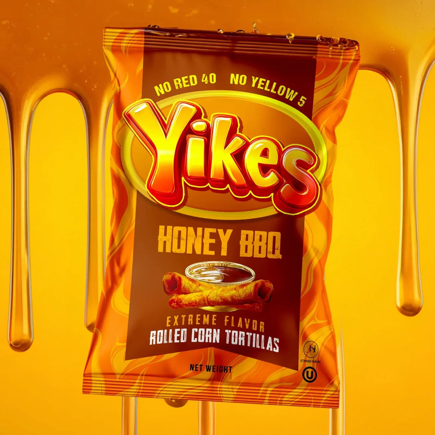 Yikes! Honey BBQ Rolled Corn Tortillas (4 oz)