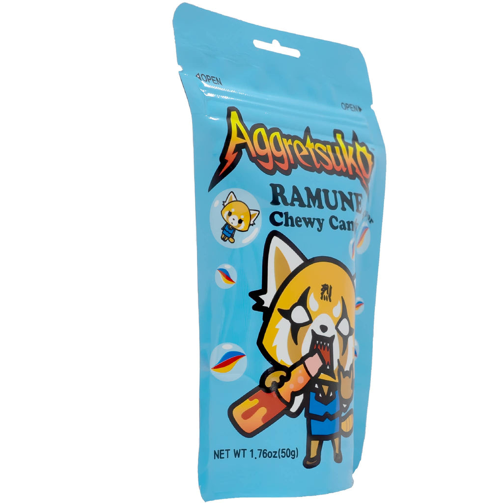 AGGRETSUKO Chewy Candy Ramune Flavor 50g