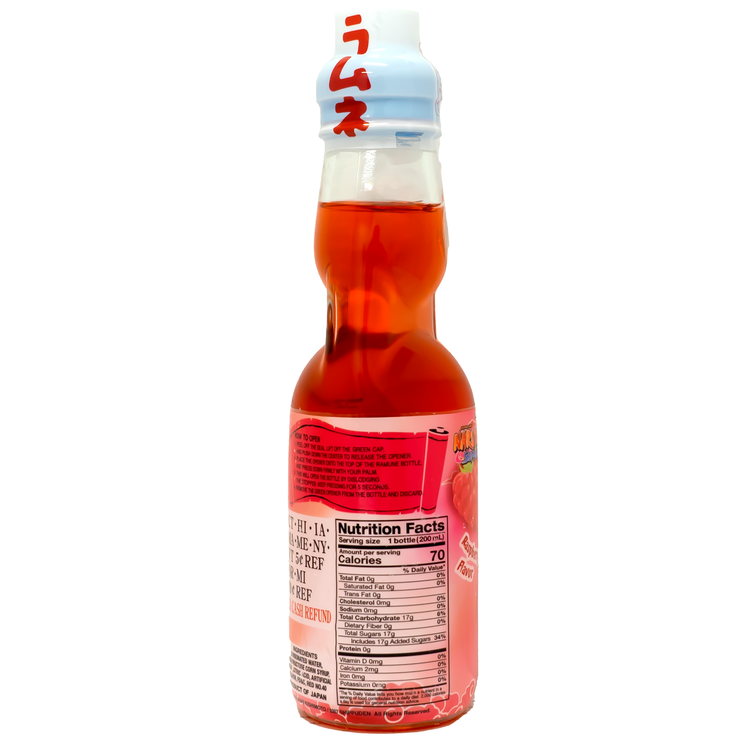 NARUTO Raspberry Ramune 200ml