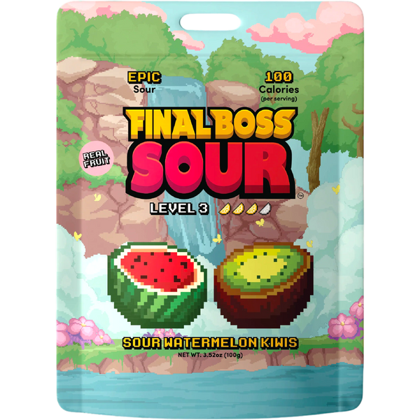 Final Boss Sour Level 3 Sour Watermelon Kiwis