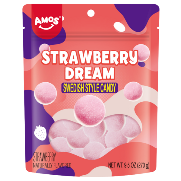 Amos Swedish Candy Strawberry Dream