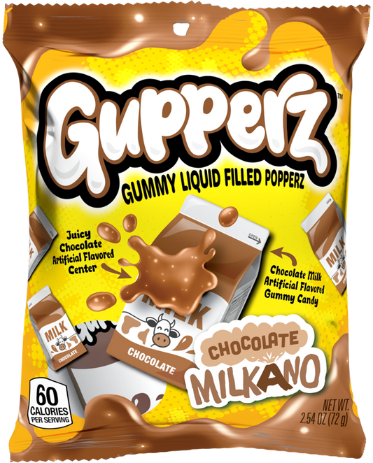 Gupperz Chocolate Milkano, 2.54oz, 12ct