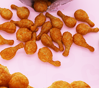 HELLO KITTY AND FRIENDS Wheat Cracker Fried Chicken Flavor Snack 100g
