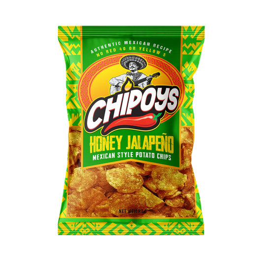 Chipoys Honey Jalapeño Mexican Style Potato Chips (2.5oz)