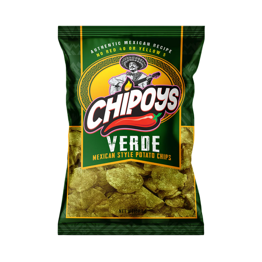 Chipoys Verde Mexican Style Potato Chips (2.5oz)