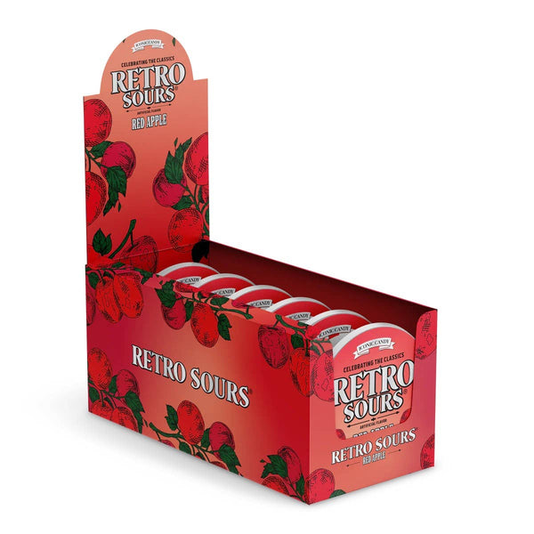 Retro Sours Red Apple, 2.12oz Tin, 8ct
