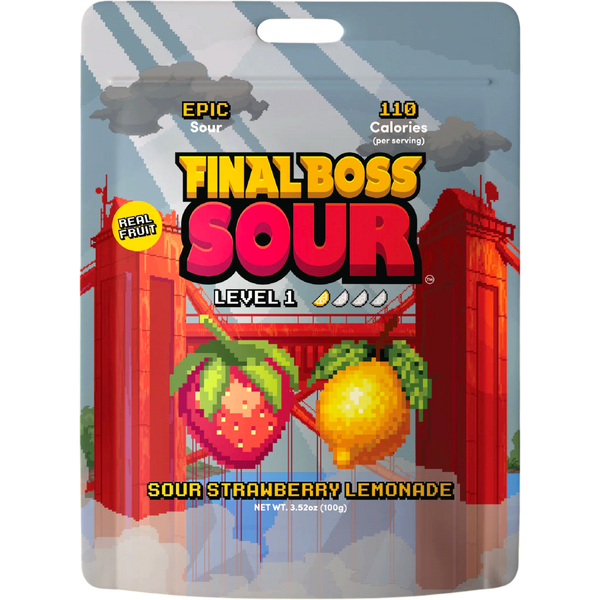 Final Boss Sour Level 1 Sour Strawberry Lemonade