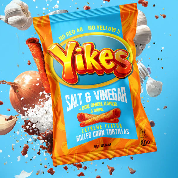 Yikes Salt & Vinegar Rolled Corn Tortillas (4 oz)