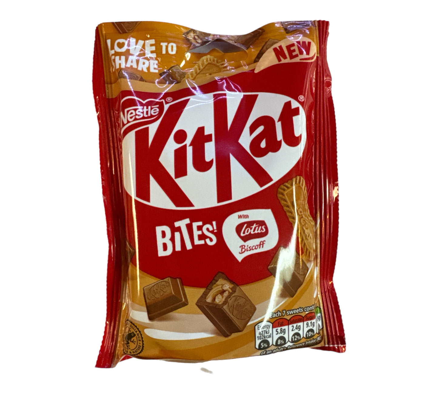 Kit Kat Bites Lotus Biscoff (UK)