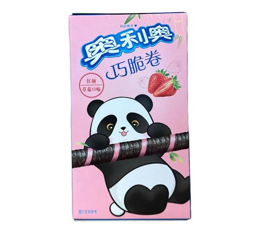 Oreo Strawberry Wafer Rolls Limited Edition (China)